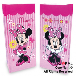 MINNIE BOLSITA PAPEL 12.5X24.5CM x 10